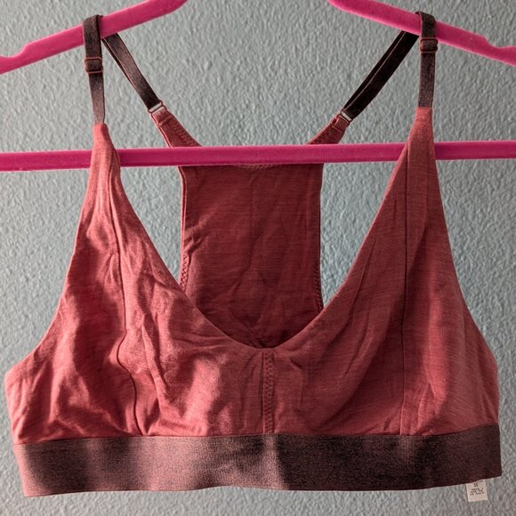 allbirds Trino Triangle Bralette - XL - Hazy Sienna - XL - Picture 3 of 7